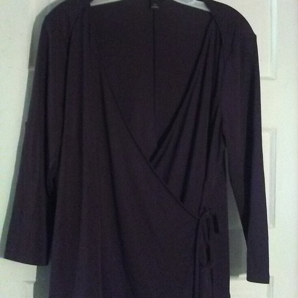 Ann Taylor Petite Faux Wrap Top